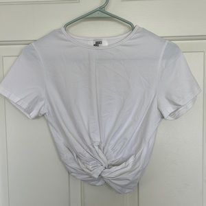 Petal & pup cropped tee